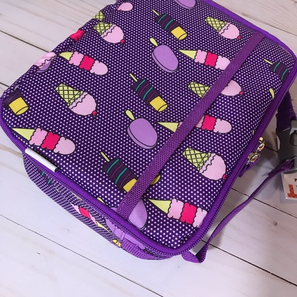 ✨HOST PICK Lunch Box NWT purple ice cream design - Picture 2 of 6